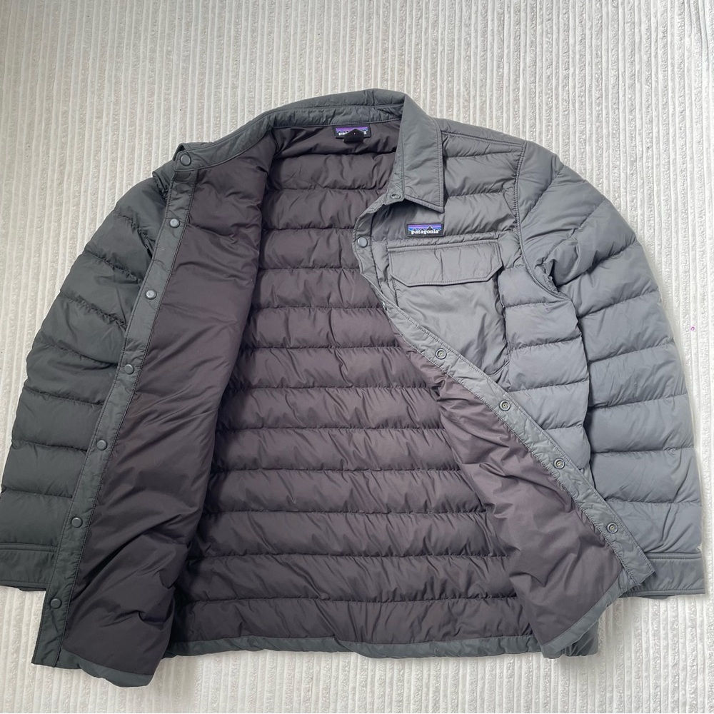 Patagonia Silent Down Shirt Puffer Jacket | Size L - Picture 4 of 9